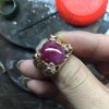 nhẫn 4 hổ chầu ruby đỏ