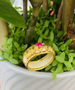 nhẫn rồng đá đỏ ruby