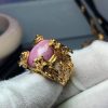 nhẫn tứ long hội tụ đá ruby