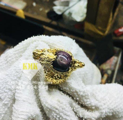 nhẫn vàng long quy 18k