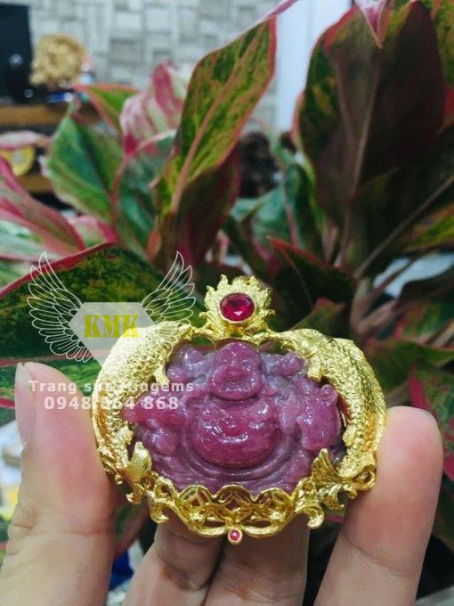 di lặc ruby lục yên vàng 10k