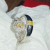 nhẫn kim cương màu vàng fancy