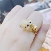 nhẫn con heo vàng 18k