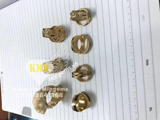 nhẫn lông đuôi voi vàng 18k