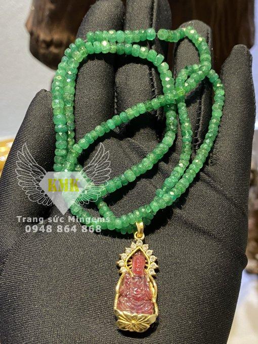 vòng cổ emerald ngọc lục bảo