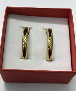 nhẫn cặp lông đuôi voi vàng 18k