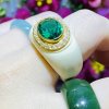 nhẫn nam ngọc lục bảo vàng tây 18k