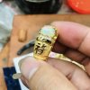 nhẫn vàng nam đính đá opal