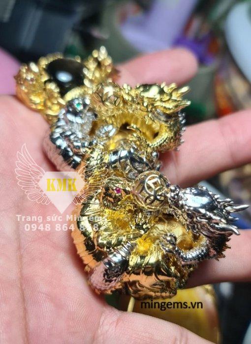 nhẫn vàng rồng cọp 18k