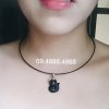 vòng cổ lông voi nữ vàng 18k 1 sợi lông voi