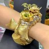 vòng tay vàng rồng phượng 18k