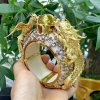 vòng rồng phượng vàng 18k chầu citrine