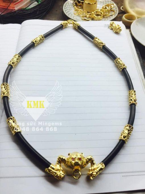 dây cao su bọc vàng 18k