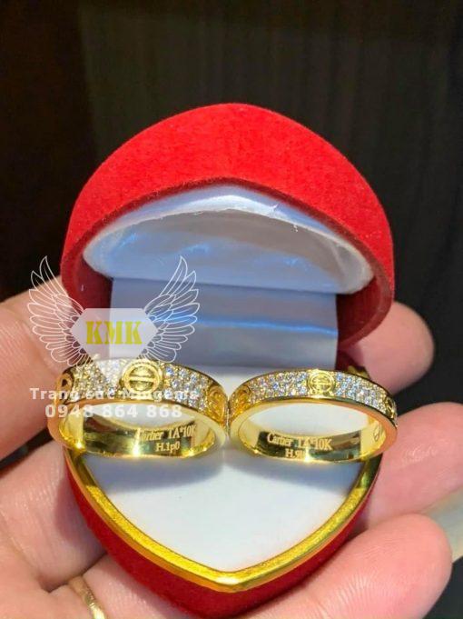 nhẫn cartier cặp nam nữ