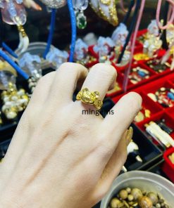 nhẫn vàng 18k hình con chuột cho nữ