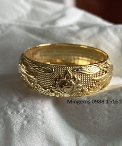 nhẫn nam rồng vàng 18k