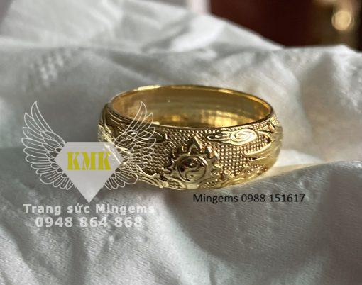 nhẫn nam rồng vàng 18k