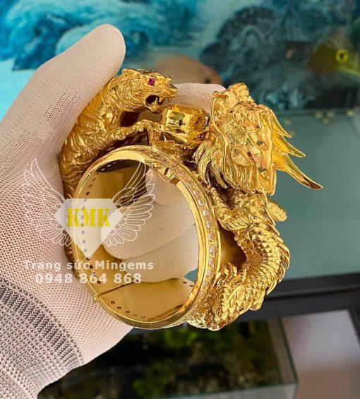 vòng rồng hổ vàng 18k