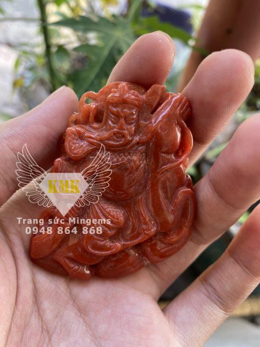 mặt quan vân trường ngọc cẩm thạch huyết