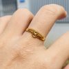 nhẫn nữ kim tiền vàng 18k