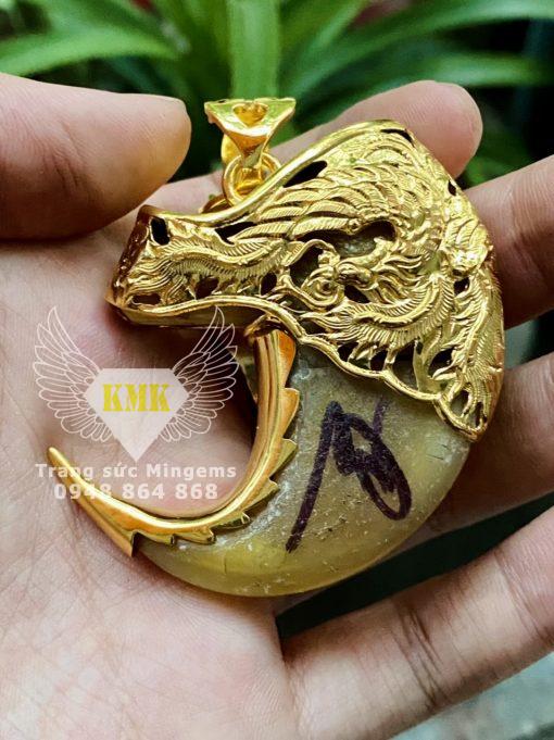 bọc móng hổ vàng 18k