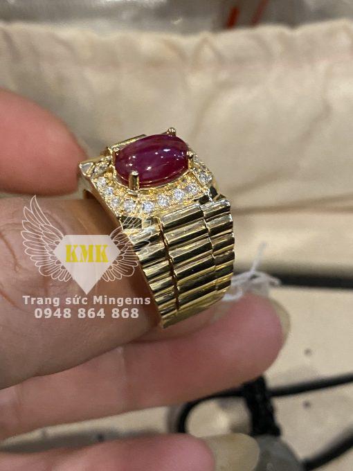 nhẫn ruby lục yên