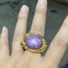 nhẫn ruby sao vàng rồng phượng ôm ngọc