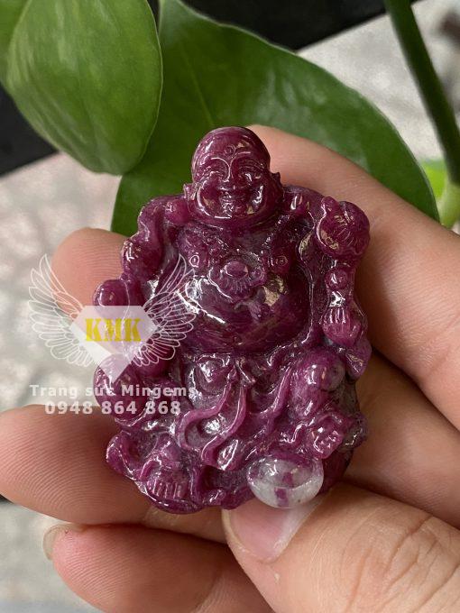 Mặt Di Lặc Ruby Thiên Nhiên