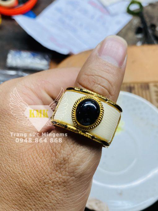 Nhẫn Càng Long Đeo Ngón Cái Vàng 18k