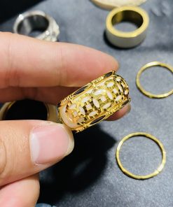 nhẫn vàng 18k kim tiền