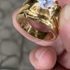 Nhẫn Vàng 18k Dành Cho Nam Đính CZ