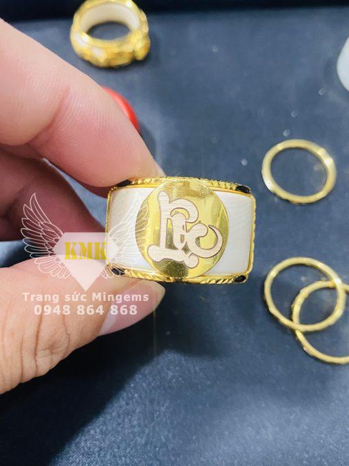 nhẫn vàng tài lộc 18k