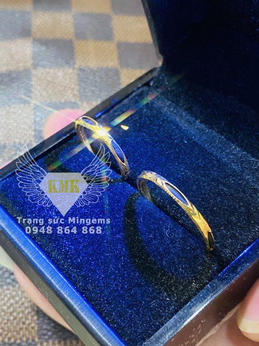 Nhẫn Cưới Lông Voi Vàng 18k Mẫu Đơn Giản Nhẹ Tiền Nhất Hiện Nay Và Đẹp