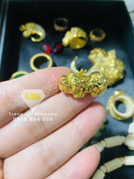 Tỳ Hưu Vàng 18k 750 Sỏ Chuỗi Hạt Trầm Hương Hoặc Chuỗi Hạt Phong Thủy