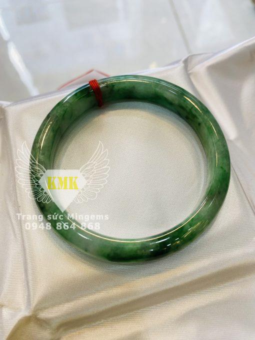 Vòng Ngọc Cẩm Thạch Jadeite A Bản 12-15ly Cho Nữ Siêu VIP Thiên Nhiên