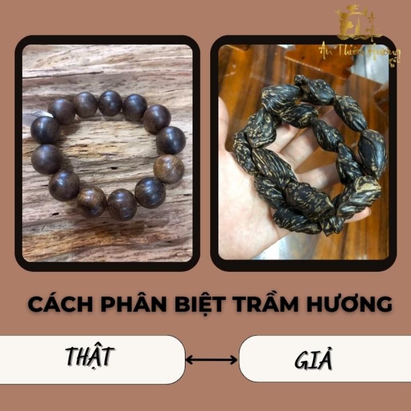 Cách phân biệt vòng trầm hương thật giả hiệu quả