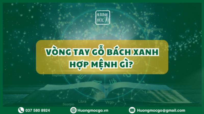 vong tay gỗ bách xanh hợp mệnh hỏa giúp tăng cường may mắn