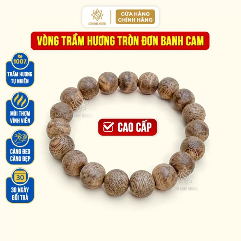 Vòng tay trầm hương 19 hạt tài lộc và may mắn