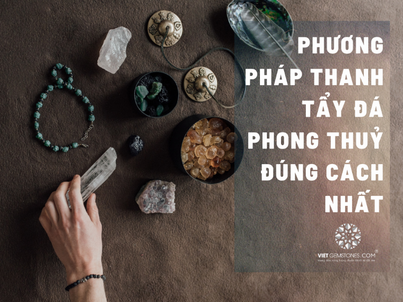 làm sạch vòng đá phong thủy bằng ánh sáng mặt trời tự nhiên
