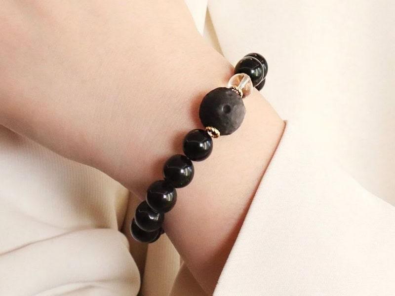 vòng tay đá aquamarine mệnh thủy 1983 tăng cường trực giác