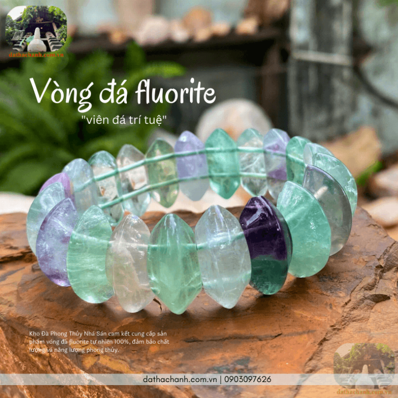 Vòng tay đá Aquamarine giúp tăng cường sự tập trung và trí tuệ