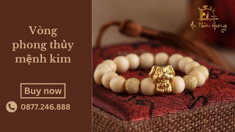 Vòng tay thạch anh trắng hợp phong thủy cho tuổi Thân mệnh Kim nữ
