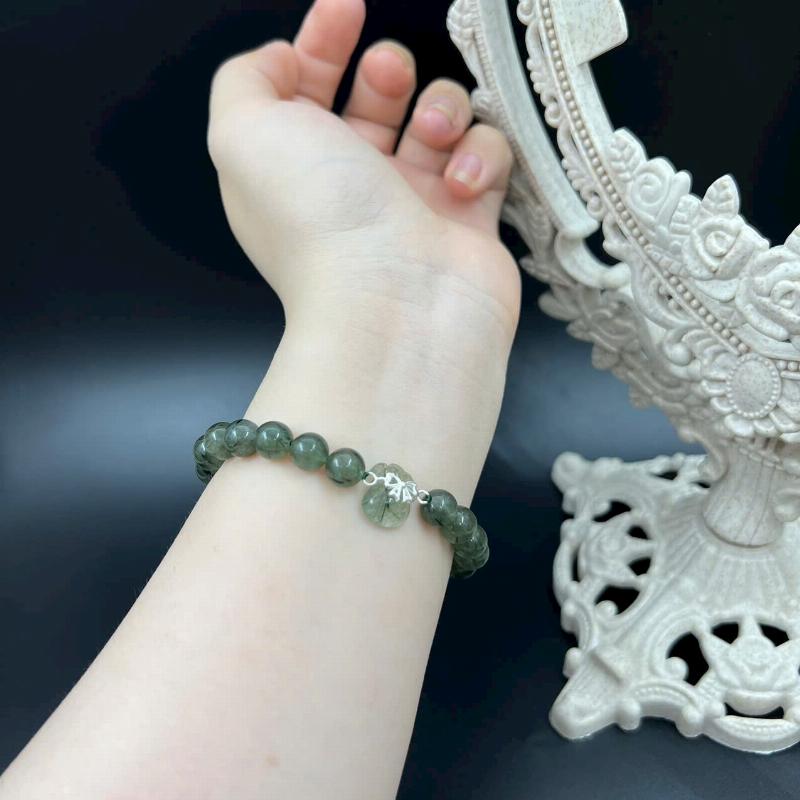 Vòng tay thạch anh xanh mệnh Mộc nữ